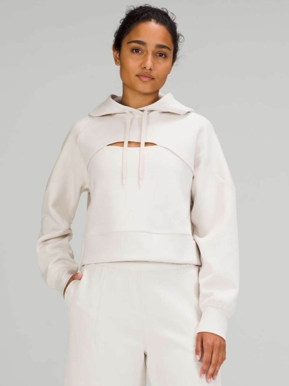 Lululemon get centered crop hoodie